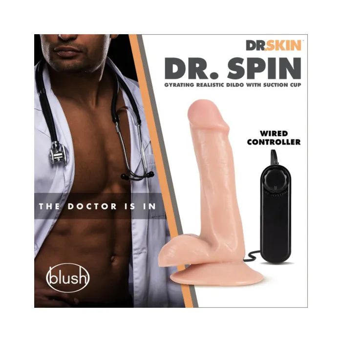 Dr Skin Dr Spin 6 Gyrating Dildo Van Fairvillacom Female Sex Toys