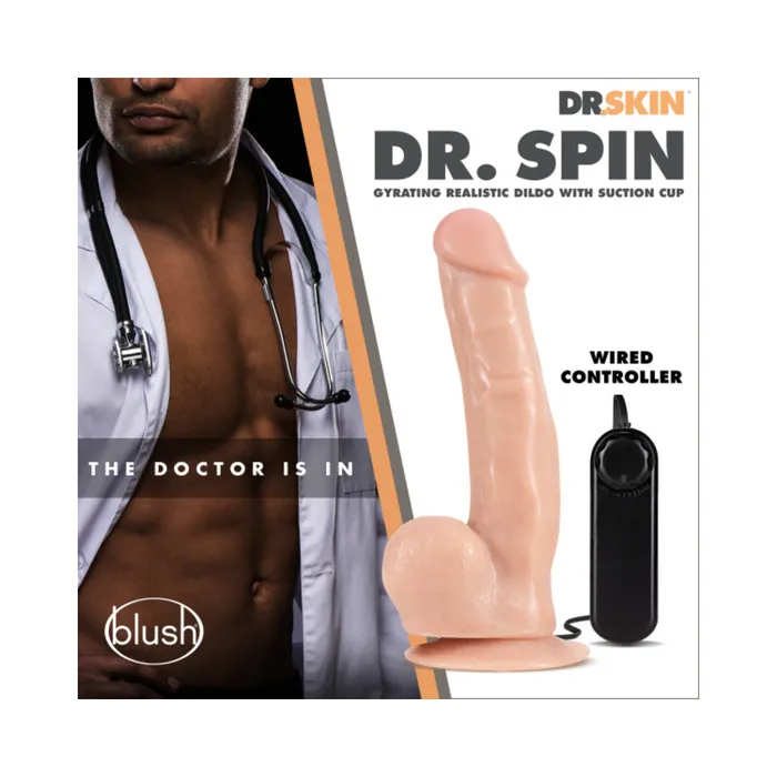 Dr Skin Dr Spin 8 Gyrating Dildo Van Fairvillacom Female Sex Toys