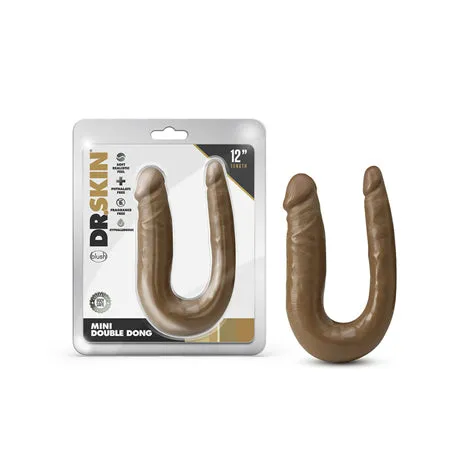 Dr Skin Mini Double Dong Mocha Fairvillacom Dildos