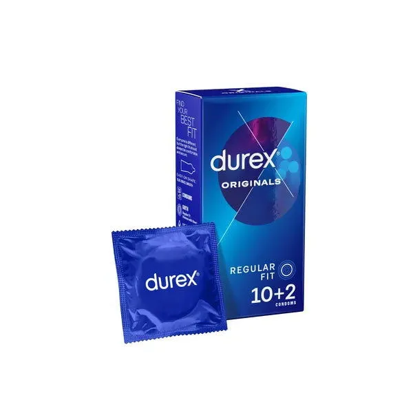 Durex Originals Regular Fit Condoms 10 pk ShhhWndsr Female Sex Toys