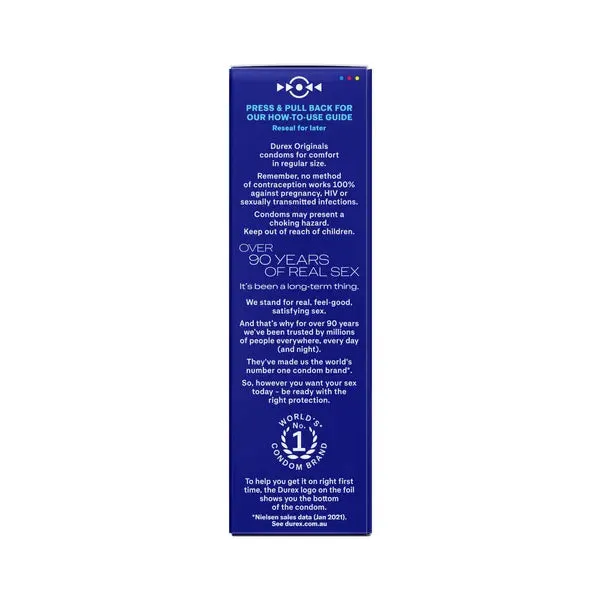 Durex Originals Regular Fit Condoms 10 pk ShhhWndsr Female Sex Toys Durex Originals Regular Fit Condoms 10 pk ShhhWndsr Female Sex Toys