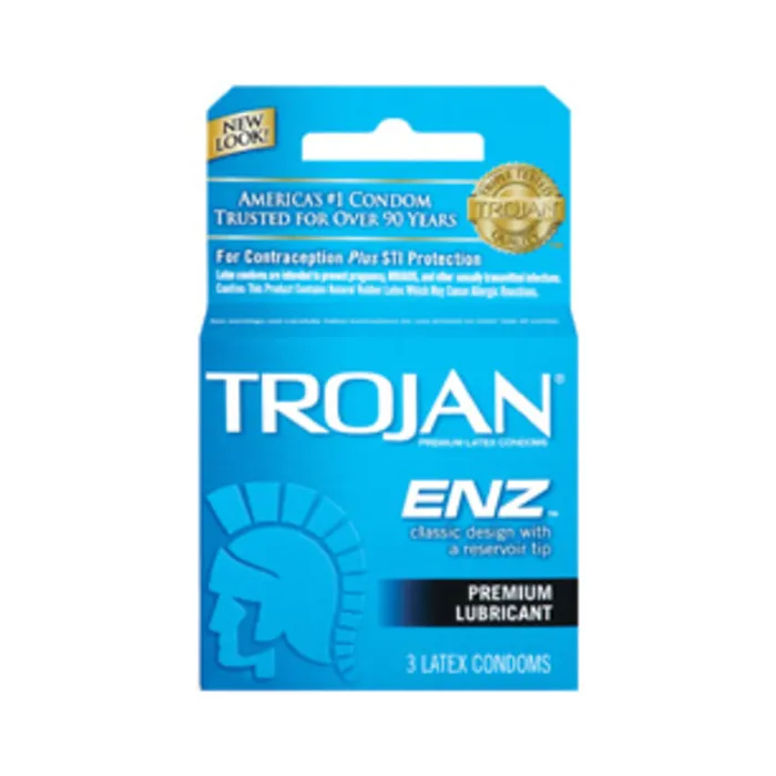 Enhancers Fairvillacom Trojan ENZ Lubricated Condoms 3 Pack