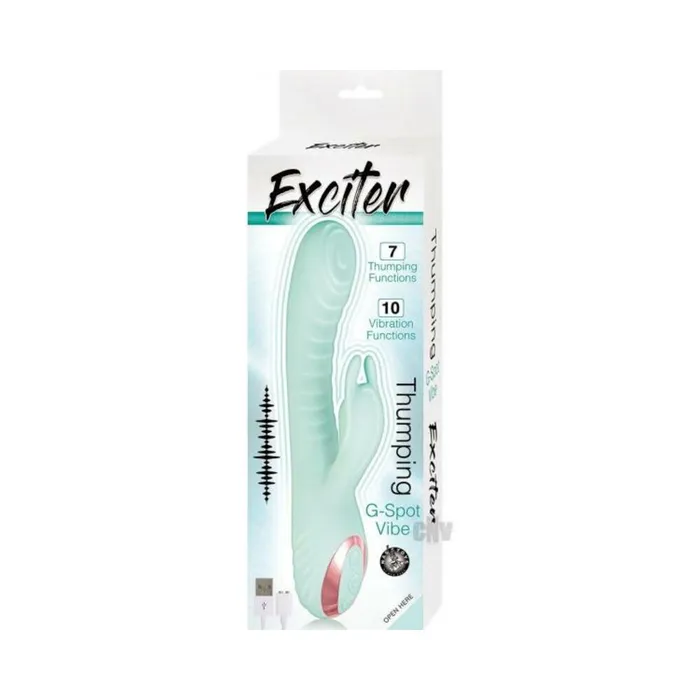 Exciter Thumping G Spot Vibe Aqua Fairvillacom Vibrators
