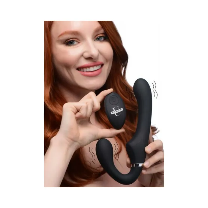 Fairvillacom 10x Mighty Rider Vibrating Strapless Strapon Black Female Sex Toys Fairvillacom 10x Mighty Rider Vibrating Strapless Strapon Black Female Sex Toys
