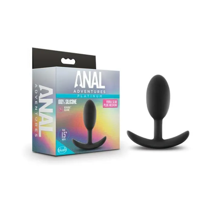 Fairvillacom Anal Blush Anal Adventures Platinum Silicone Vibra Slim Plug Medium Black Fairvillacom Anal Blush Anal Adventures Platinum Silicone Vibra Slim Plug Medium Black