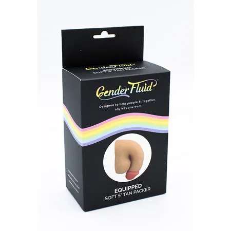 Fairvillacom Anal Gender Fluid 5 Equipped Soft Packer Tan