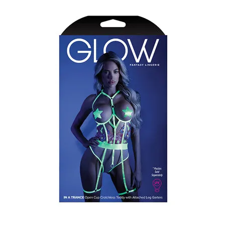Fairvillacom Anal Glow Black Light Embroidered Cupless Garter Teddy Pasties Not Included Neon Chartreuse ML Fairvillacom Anal Glow Black Light Embroidered Cupless Garter Teddy Pasties Not Included Neon Chartreuse ML