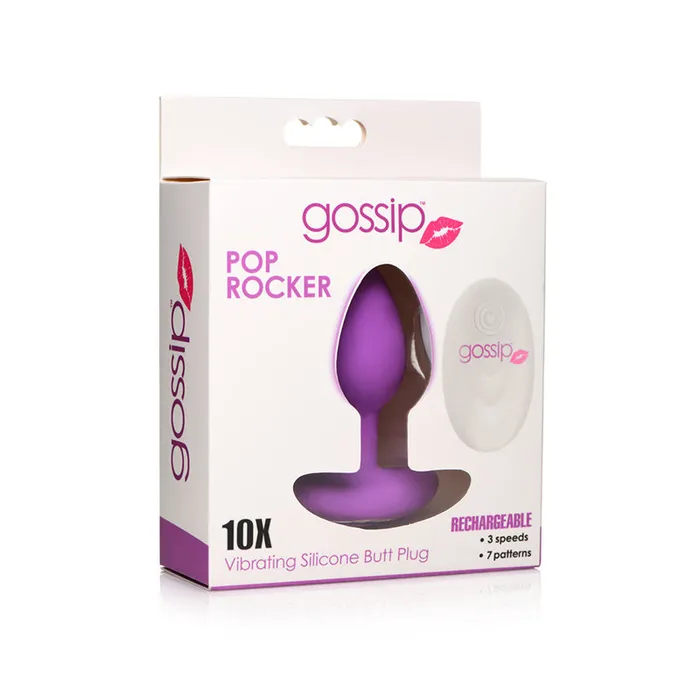 Fairvillacom Anal Gossip Pop Rocker Butt Plug Violet