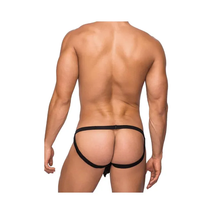 Fairvillacom Anal Male Power Hoser Jock Strap Black LXL