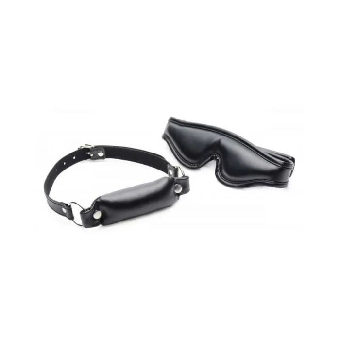 Fairvillacom Anal Padded Blindfold And Gag Set Black Fairvillacom Anal Padded Blindfold And Gag Set Black