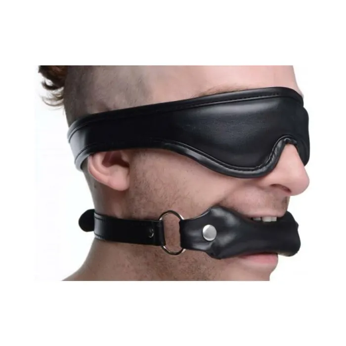 Fairvillacom Anal Padded Blindfold And Gag Set Black Fairvillacom Anal Padded Blindfold And Gag Set Black