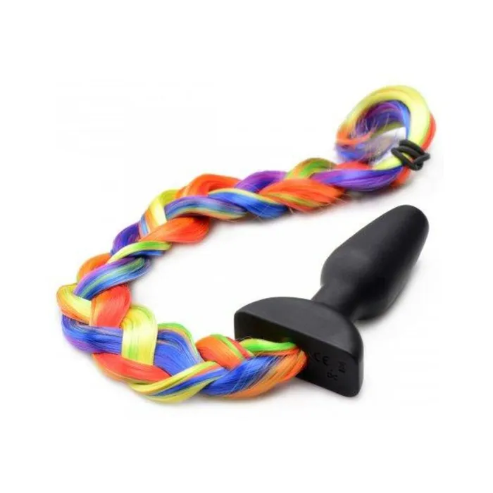 Fairvillacom Anal Rainbow Vibrating Pony Tail Anal Plug Fairvillacom Anal Rainbow Vibrating Pony Tail Anal Plug