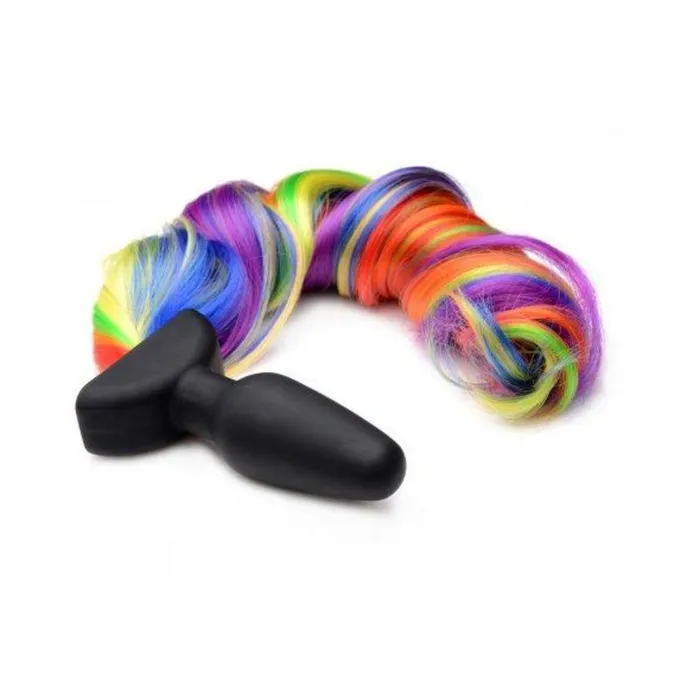 Fairvillacom Anal Rainbow Vibrating Pony Tail Anal Plug Fairvillacom Anal Rainbow Vibrating Pony Tail Anal Plug