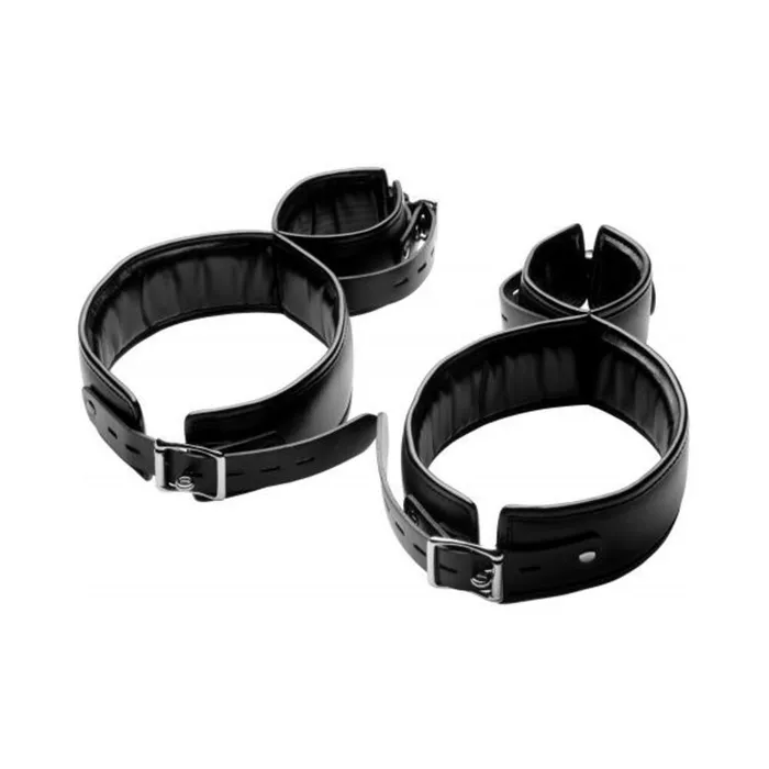 Fairvillacom Anal Strict Thigh Cuff Restraint System Black