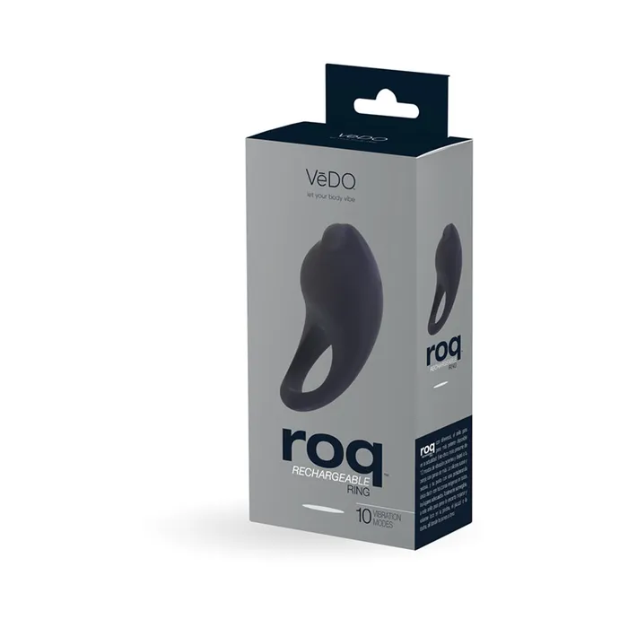 Fairvillacom Anal Vedo Roq Rechargeable Ring Just Black