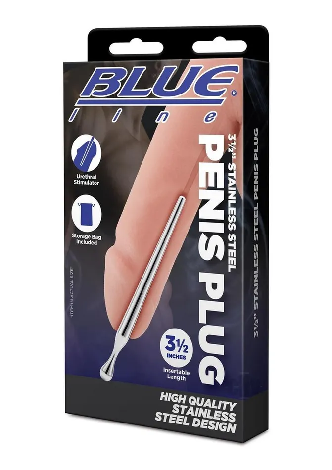 Fairvillacom Blueline Steel Penis Plug 35 Male Sex Toys