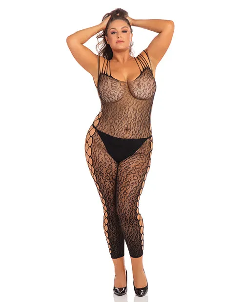 Fairvillacom Bodystockings Playsuits Rene Rofe Animal Crotchless Bodystocking Black 3X4X Fairvillacom Bodystockings Playsuits Rene Rofe Animal Crotchless Bodystocking Black 3X4X