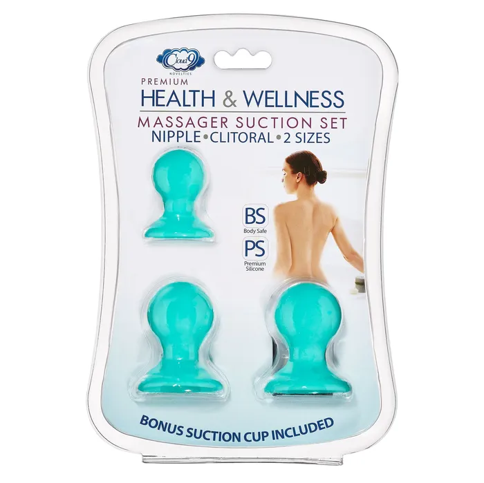 Fairvillacom Cloud 9 Health and Wellness Nipple and Clitoral Massager Suction Set Teal Female Sex Toys Fairvillacom Cloud 9 Health and Wellness Nipple and Clitoral Massager Suction Set Teal Female Sex Toys