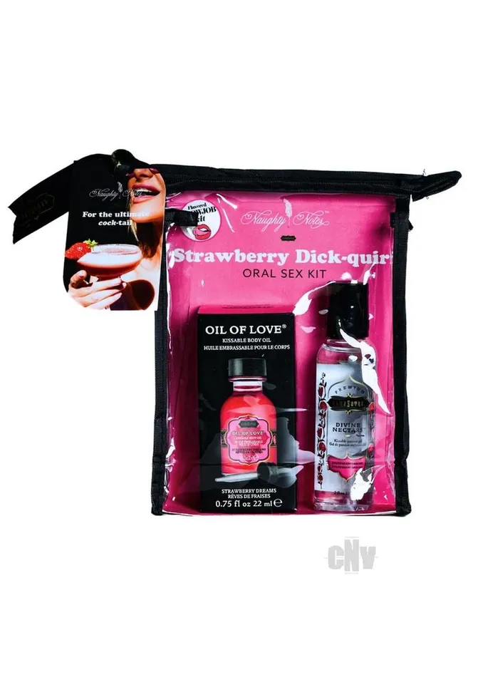 Fairvillacom Couples Strawberry Dickquiri Oral Sex Kit