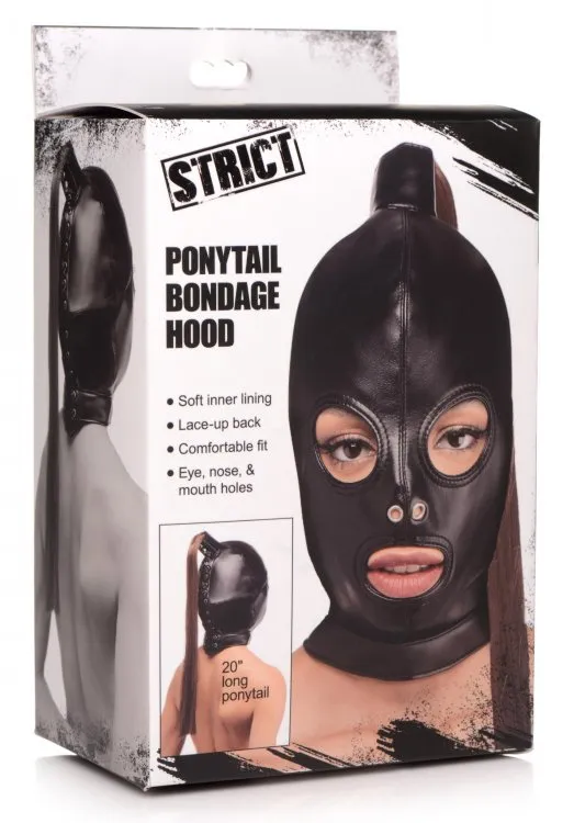 Fairvillacom Couples STRICT PONYTAIL BONDAGE HOOD