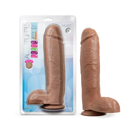 Fairvillacom Dildos Au Naturel Huge 10 Inch Dildo Mocha