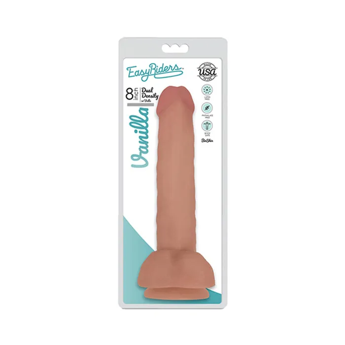 Fairvillacom Dildos Easy Riders 8 Slim Dong With Balls Vanilla