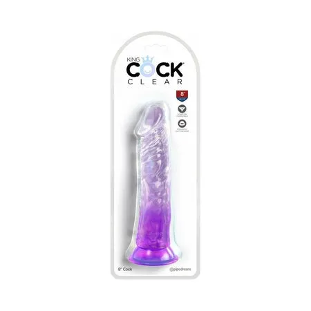 Fairvillacom Dildos King Cock Clear 8 Cock Purple