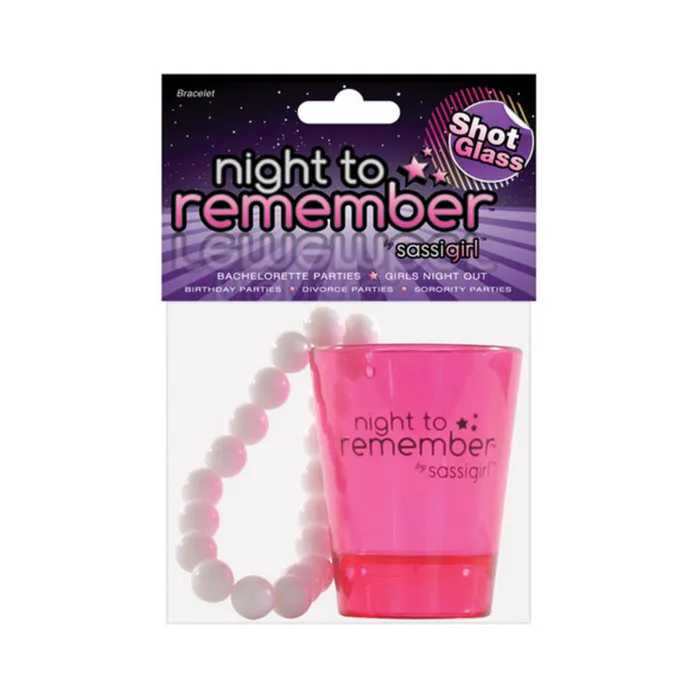 Fairvillacom Dildos Night to remember shot glass bracelet by sassi girl