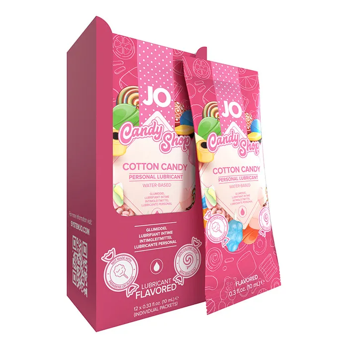 Fairvillacom Enhancers JO CandyShop CottonCandy12Foil Pack 10ml