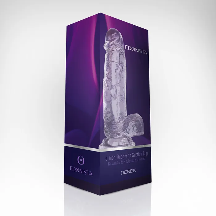 Fairvillacom Female Sex Toys Derek 83939 Dildo With Suction Cup Clear