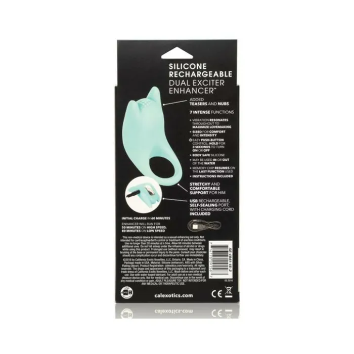 Fairvillacom Female Sex Toys Silicone Rechargeable Dual Exciter Enhancer Ring Fairvillacom Female Sex Toys Silicone Rechargeable Dual Exciter Enhancer Ring