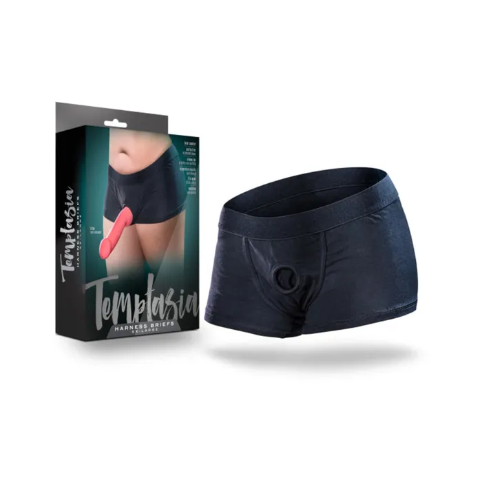 Fairvillacom Female Sex Toys Temptasia Panty Harness Briefs 5XL Black Fairvillacom Female Sex Toys Temptasia Panty Harness Briefs 5XL Black