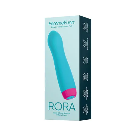 Fairvillacom Femme Funn Rora Rotating Bullet Turquoise Female Sex Toys