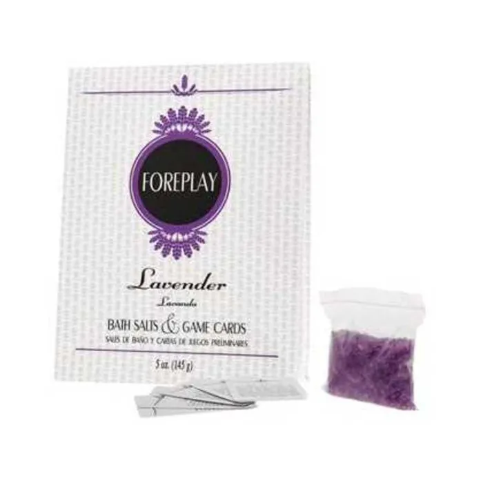 Fairvillacom Foreplay Bath Salts Game Cards Lavender Games