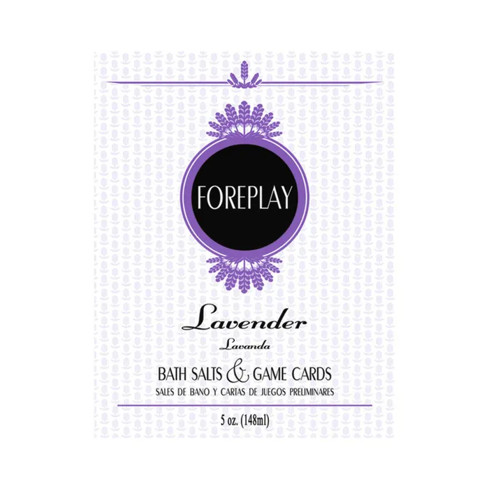 Fairvillacom Foreplay Bath Salts Game Cards Lavender Games