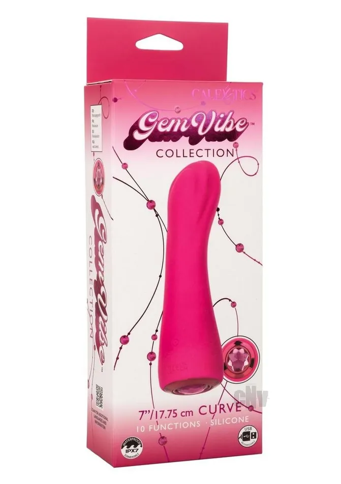 Fairvillacom Gem Vibe Coll Curve Pink Vibrators
