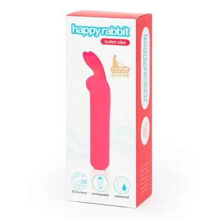 Fairvillacom Happy Rabbit Rechargeable Bullet Pink Vibrators
