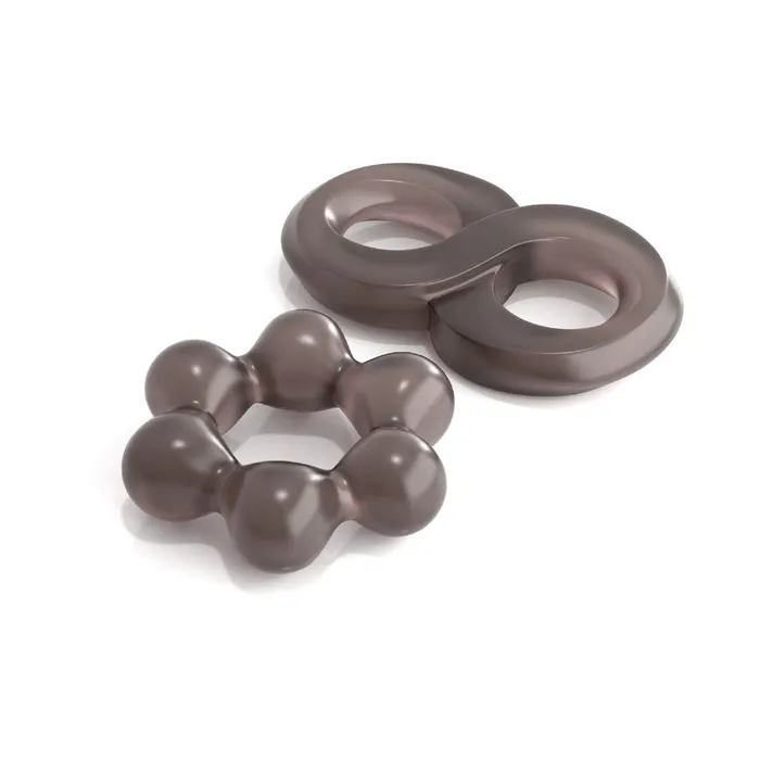 Fairvillacom Male Sex Toys Classix Performance Cock Ring SetSmoke