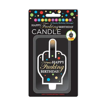 Fairvillacom Male Sex Toys Happy Fucking Birthday Large FU Candle