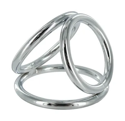 Fairvillacom Male Sex Toys MASTER SERIES TRIAD LARGE 2IN TRIPLE COCK CAGE