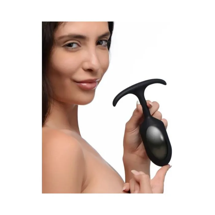 Fairvillacom Male Sex Toys Premium Silicone Weighted Anal Plug Large