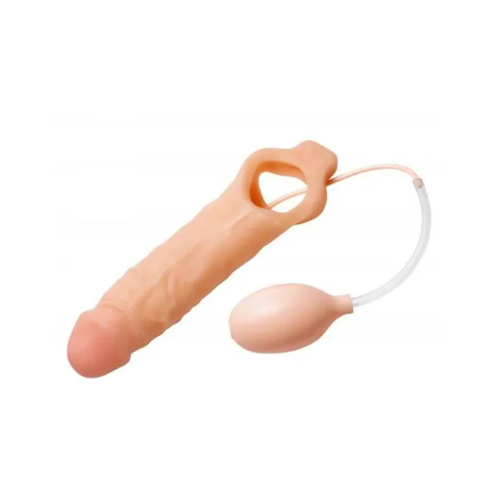 Fairvillacom Male Sex Toys Realistic Ejaculating Penis Enlargement Sheath