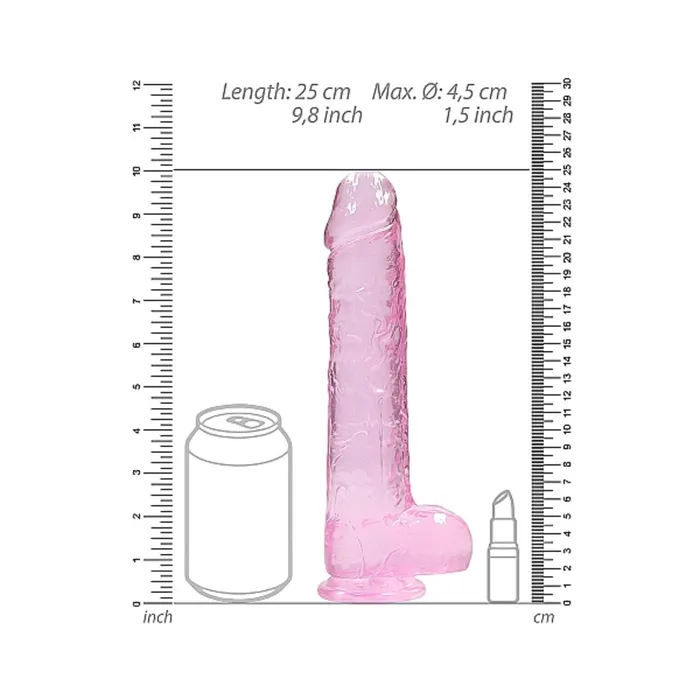 Fairvillacom Male Sex Toys Realrock Realistic Dido With Ball 9 Pink