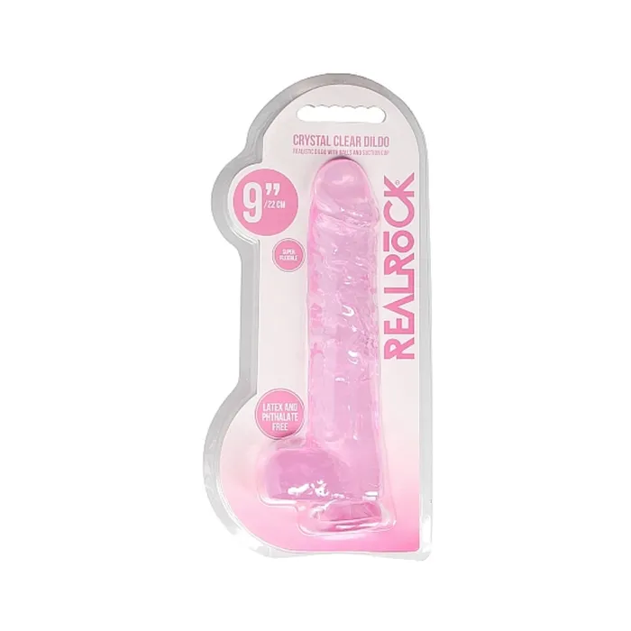Fairvillacom Male Sex Toys Realrock Realistic Dido With Ball 9 Pink