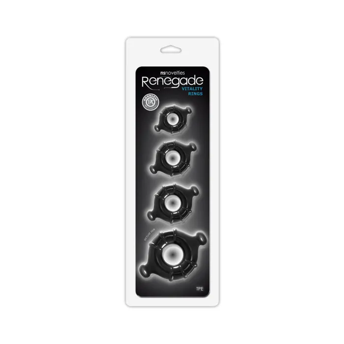 Fairvillacom Male Sex Toys Renegade Vitality Rings 4 Pack