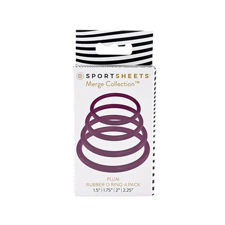 Fairvillacom Male Sex Toys Sportsheets O Ring 4 Pack Plum