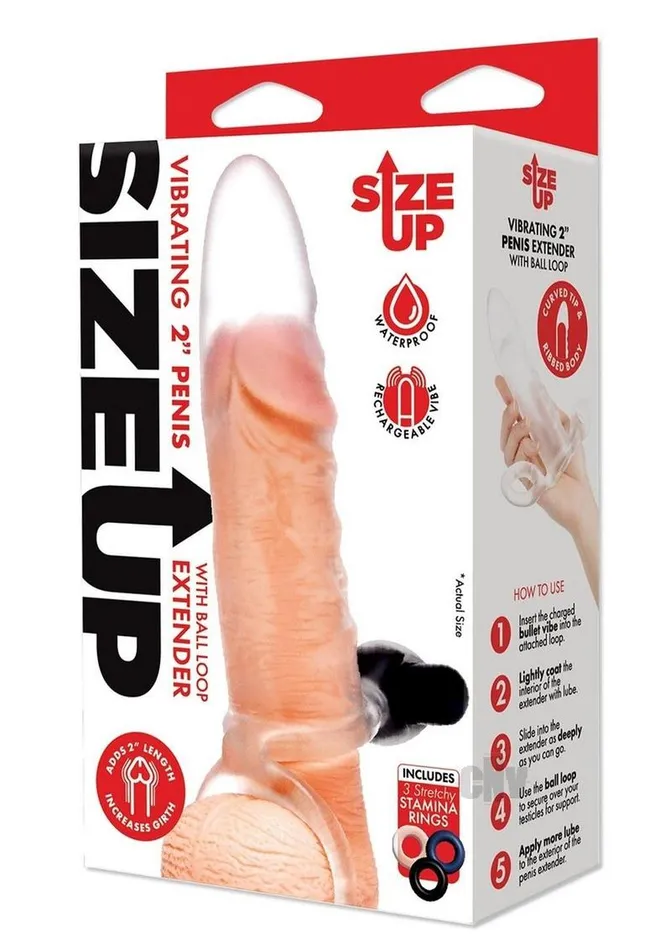 Fairvillacom Male Sex Toys Su Clear View Vibrating Penis Extendr 2