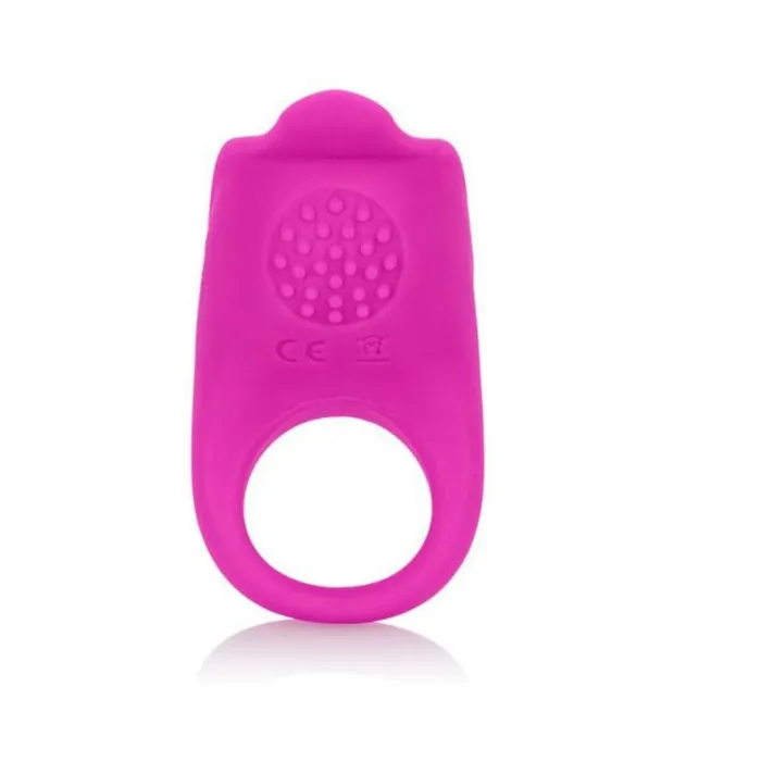 Fairvillacom Male Sex Toys Teasing Enhancer Ring Silicone Rechargeable Pink