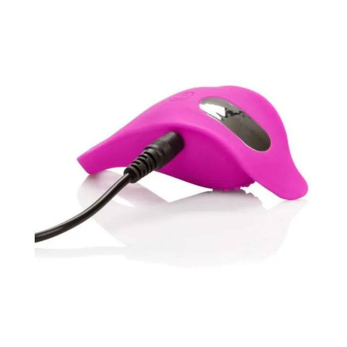 Fairvillacom Male Sex Toys Teasing Enhancer Ring Silicone Rechargeable Pink