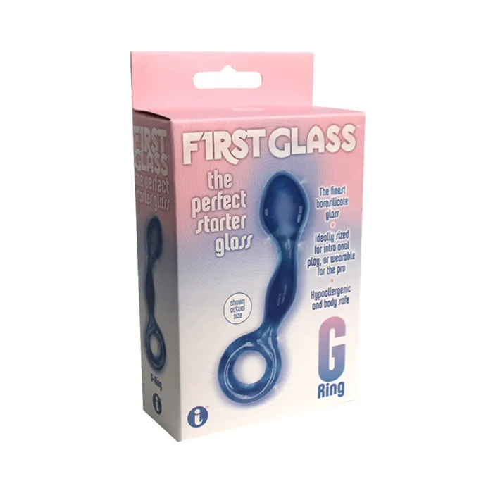 Fairvillacom Male Sex Toys The 9s First Glass Gring Anal Pussy Stimulator